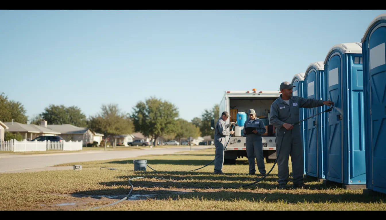 Long-Term Portable Toilet Rental in De Witt, NE near me